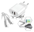 Carregador Fonte 50w P/ iPhone 15 16 17 Cabo Usb-c Ultra Duo