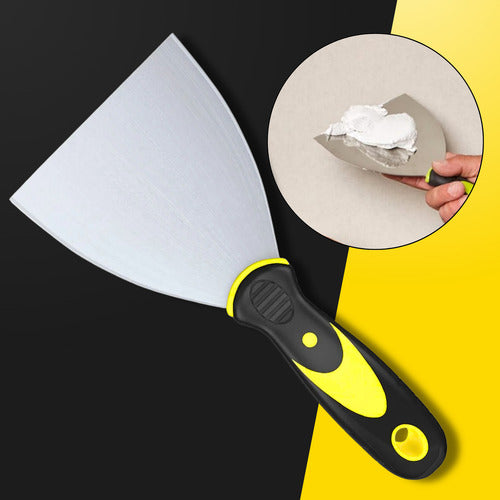 Espátula De Aço Profissional P/ Gesso Massa Corrida Raspar