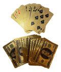 Baralho Dourado Resistente A Água Anti Rasgo Cartas Gold Our