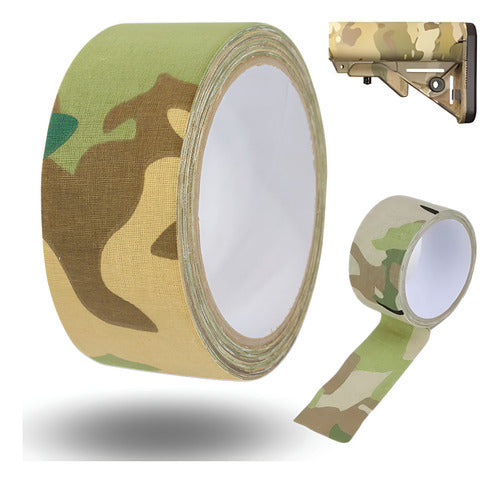 Fita Adesiva Camuflada Camuflagem Airsoft Paintbal Militar