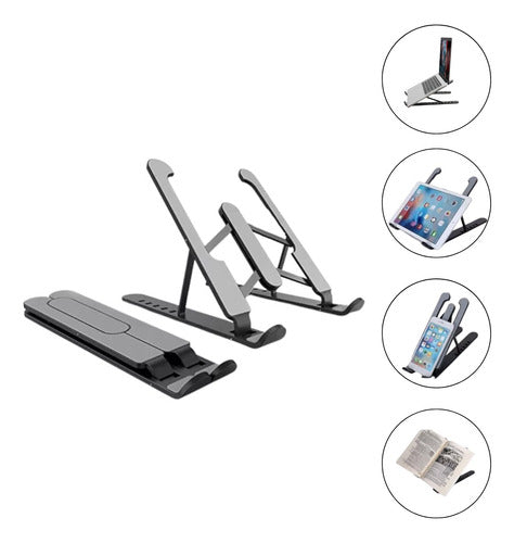 Base Suporte Ergonômico P/ Notebook,netbook, Tablet Dobravel
