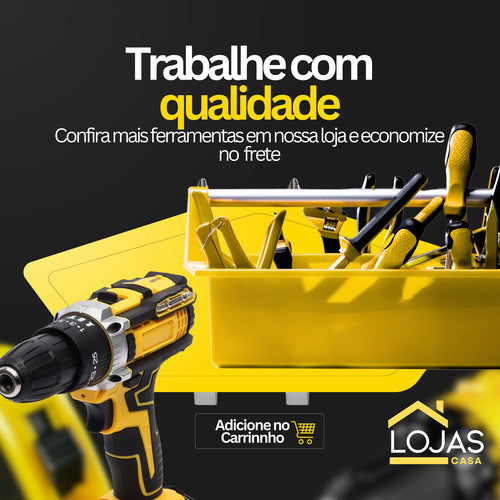 Super Parafusadeira Furadeira De Impacto Sem Fio Potente 21v