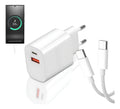 Fonte Carregador Duplo 30w P/ Samsung Cabo Super Fast Usb C