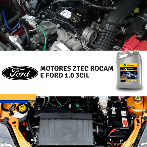 Kit Troca De Óleo 5w30 E Filtro Ford Ka 1.0 2005 Até 2017