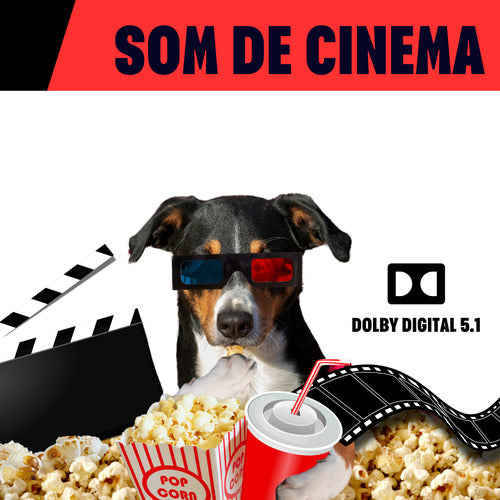 Cabo Óptico Para Áudio Digital Fibra Home Theater, Som 5.1