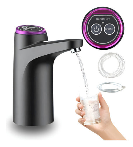 Bomba Elétrica Recarregável Para Galão De Água  Bivolt Usb
