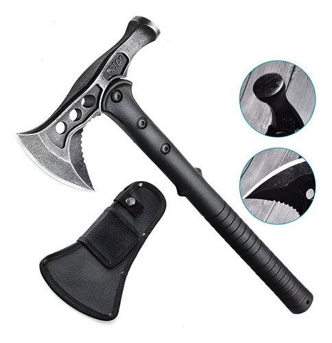 Machado Martelo Tático Tomahawk Militar Caça Camping Premium