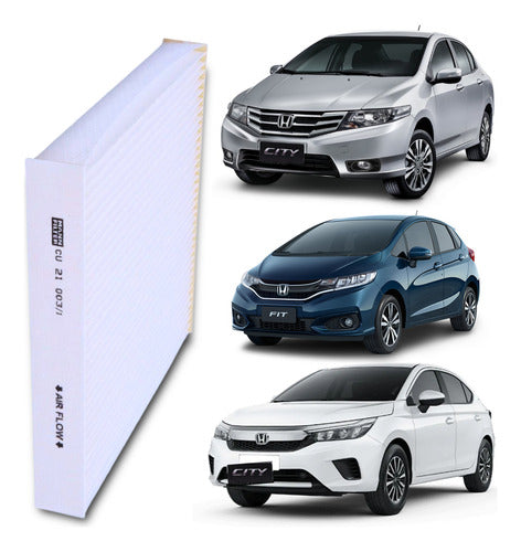 Filtro De Ar Condicionado Cabine Para Honda City E Fit Mann