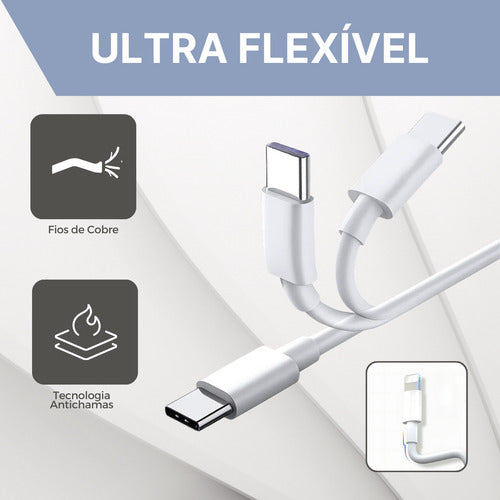 Cabo Tipo C / Ios 2m Para iPhone X 11 12 13 14 Premium Ultra