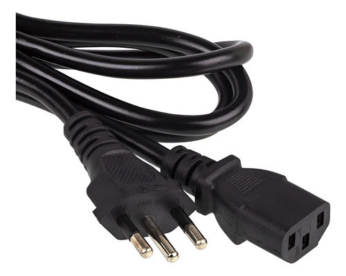 Cabo De Força Fonte, Computador Xbox Pc Monitor 3 Pinos 1.5m