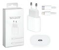 Cabo E Fonte Compatível iPhone SE X Xr 11 12 13pro Usb-c 20w