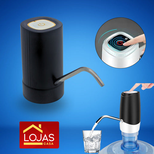 Bomba Elétrica Recarregável Para Galão De Água  Bivolt Usb