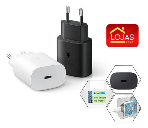 Fonte Carregador Rápido Para iPhone Usb-c Turbo Pro Bivolt