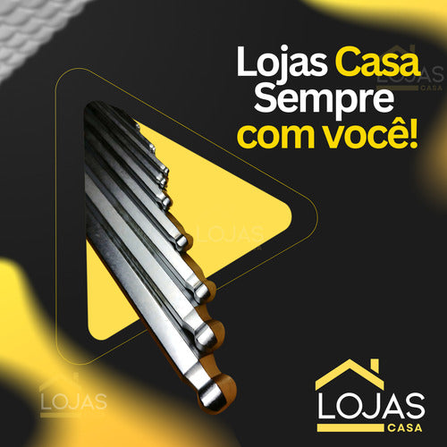 Jogo De Chaves Allen Hexagonal Curta 1,5 A 10mm 9 Peças