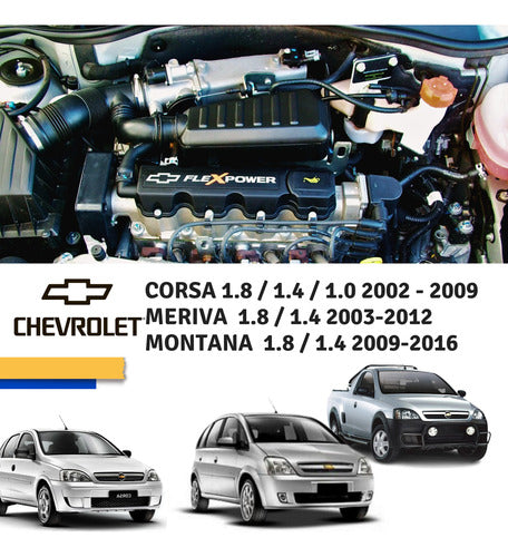 Kit Troca Óleo  Filtro Corsa Montana Meriva 1.4 1.8 Até 2016