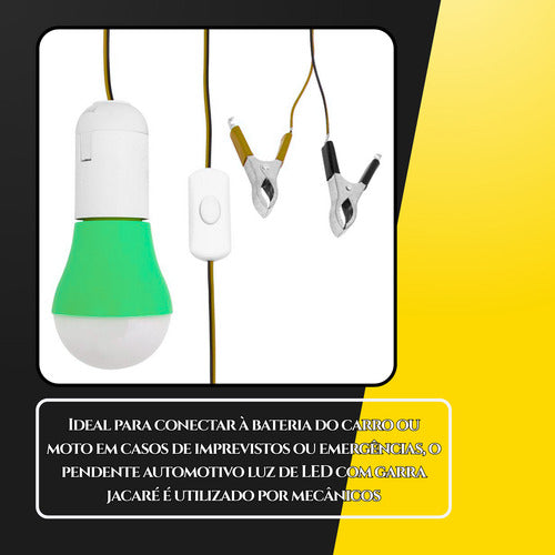 Lâmpada Led Luz Pendente Emergência Automotivo 12v 5w