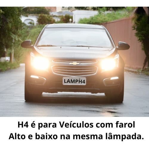 Par Lâmpadas Halógena 60/55w 12v Farol Carro H1 /h3 / H4/ H7
