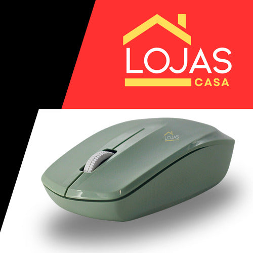 Mouse Sem Fio Sensor Óptico Profissional Confortável Cmos Un