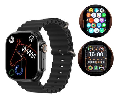 Relógio Smartwatch Ultra 49mm Amoled 2.19 Lançamento 2024