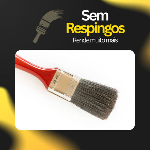 Kit 3 Trincha Pincel P/ Pintura Profissional Vários Tamanhos
