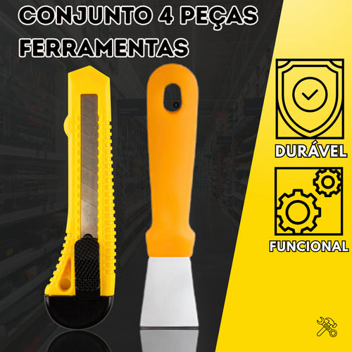 Kit De Ferramentas 4 Ferramentas Ajustes/reparo/consertos