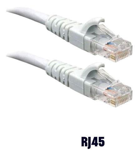 Cabo De Rede 20 Metros Lan Internet Crimpado Rj45 Cat6