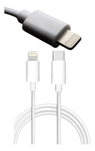 Cabo De Carregador Lightning Ios / Tipo-c Kapbom Kap-333-pd Cor Branco