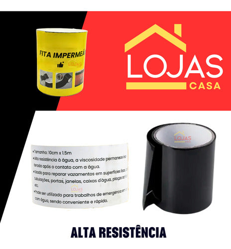 Fita Adesiva Reparos Impermeável Vedação Vazamento Cano Flex