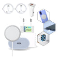 Kit Para iPhone 8 Xr 11 12 13 14 Automotivo +indução+2 Cabos