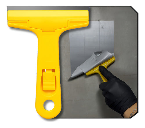 Raspador Plano Tintas Piso Vidro Cerâmica Azulejo 5 Laminas