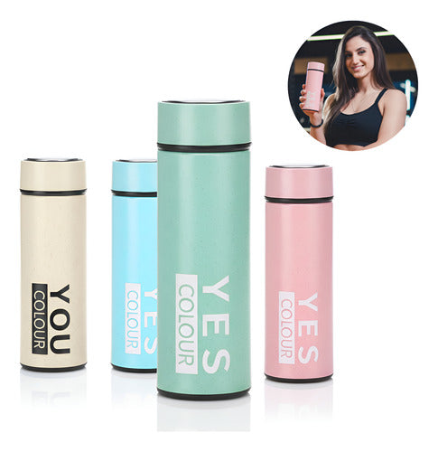 Garrafa De Vidro Squeeze Não Deixa Cheiro Academia Resistent