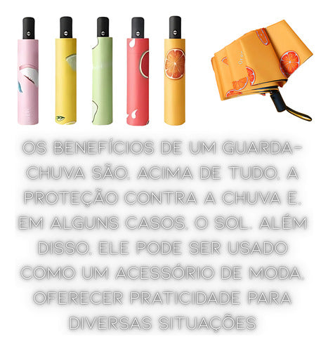 Guarda Chuva Sombrinha De Fruta Reforçado / Lojas Casa