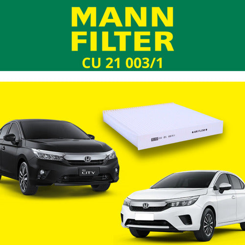 Filtro De Ar Condicionado Cabine Para Honda City E Fit Mann