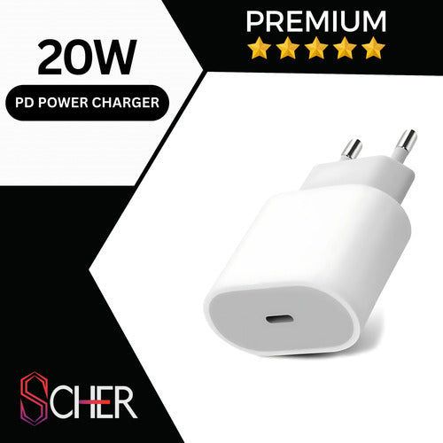 Fonte Carregador Para iPhone Usb-c Turbo Caixinha 20w