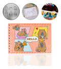 Livro Para Colorir Pintura Desenho Cute Capivara Goods