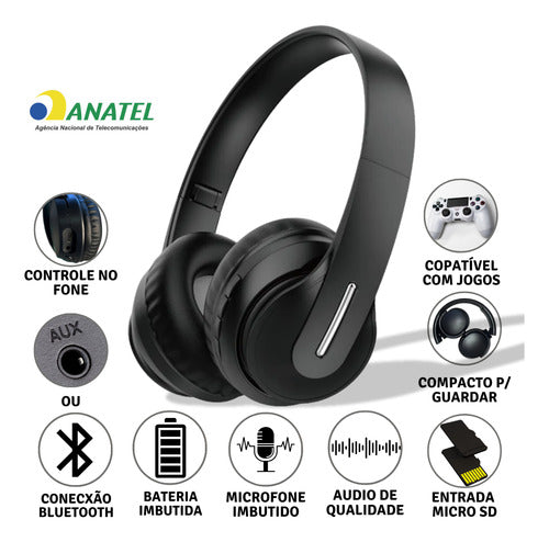 Fone De Ouvido Sem Fio Bluetooth Para  iPhone Android Games