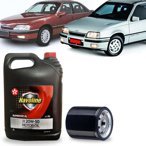 Kit Troca De Oleo 20w50 Filtro Gm Kadett Omega Vectra Corsa