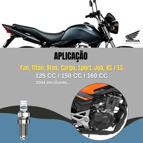 Vela Ignição Alta Centelha Titan Fan Bros Cargo 125/150/160c