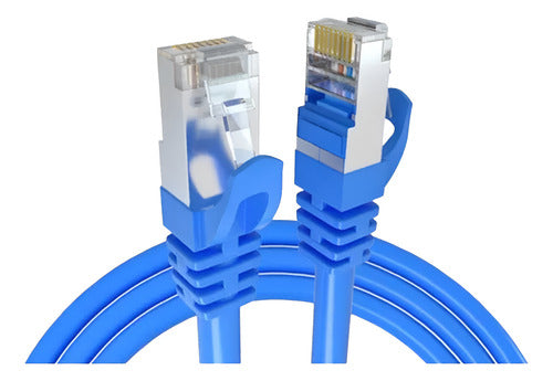 Cabo De Rede 5 Metros Lan Internet Crimpado Rj45 Cat5e