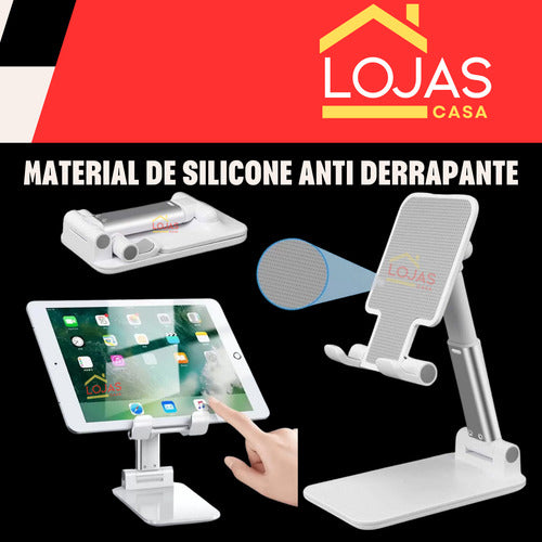 Apoio De Mesa De Celular Tablets Ajustável Premium Universal