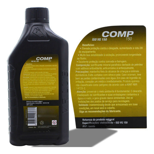 Óleo Lubrificante Para Compressor E Comp Ar Condicionado 1l