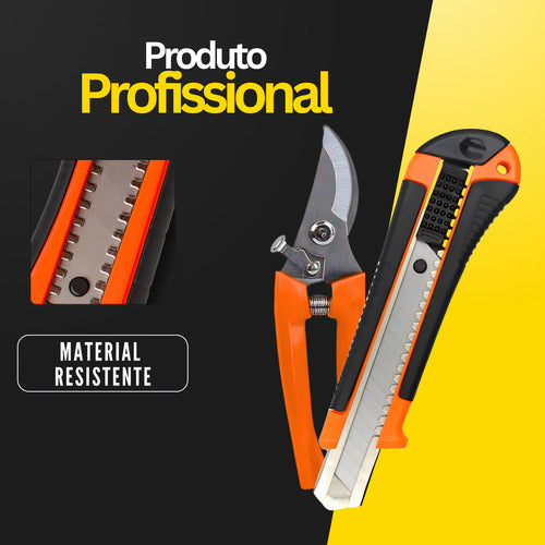 Kit Alicate De Jardim Com Estiletes Estética Poda Delicada