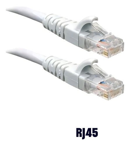 Cabo De Rede Categoria 6 5m Par Trançado Utp Rj45 Ethernet Rápido Anti-lag