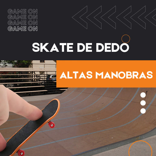 Kit 3 Skate Dedo Fingerboard Profissional Com Truck De Metal