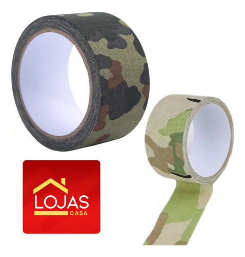 Fita Adesiva Camuflada Camuflagem Airsoft Paintbal Militar