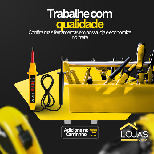 Caneta Teste De Tensão Tomada Multivoltagem 110-500v Fácil