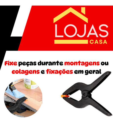 Grampo Multiuso Para Marcenaria Artesanato E Reparos
