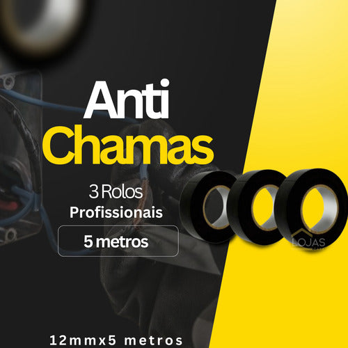 Kit Fita Isolante Anti Chamas Resistente À Água Profissional