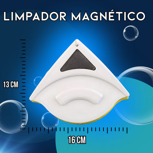 Limpador De Vidro Magnético Limpa Janela Dentro Fora Com Imã Lojas Casa