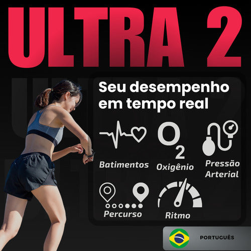 Relógio Smartwatch Ultra 49mm Amoled 2.19 Lançamento 2024